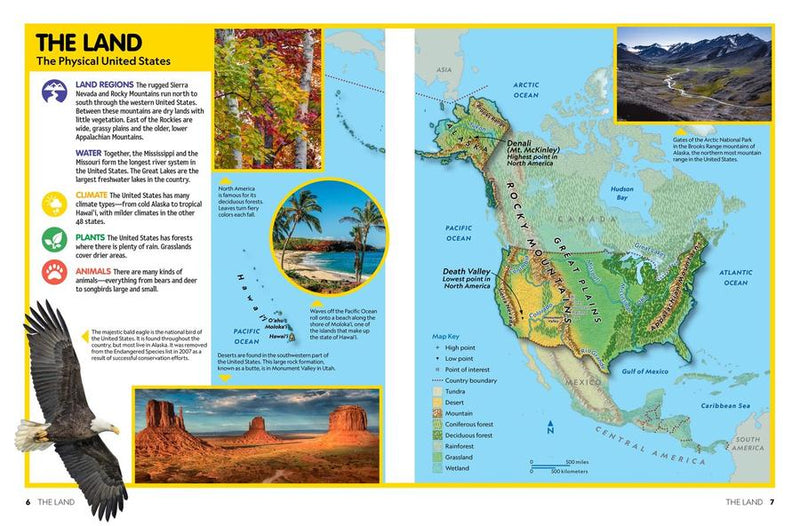 National Geographic Kids Beginner's U.S. Atlas 4th Edition US - Paperback / softback