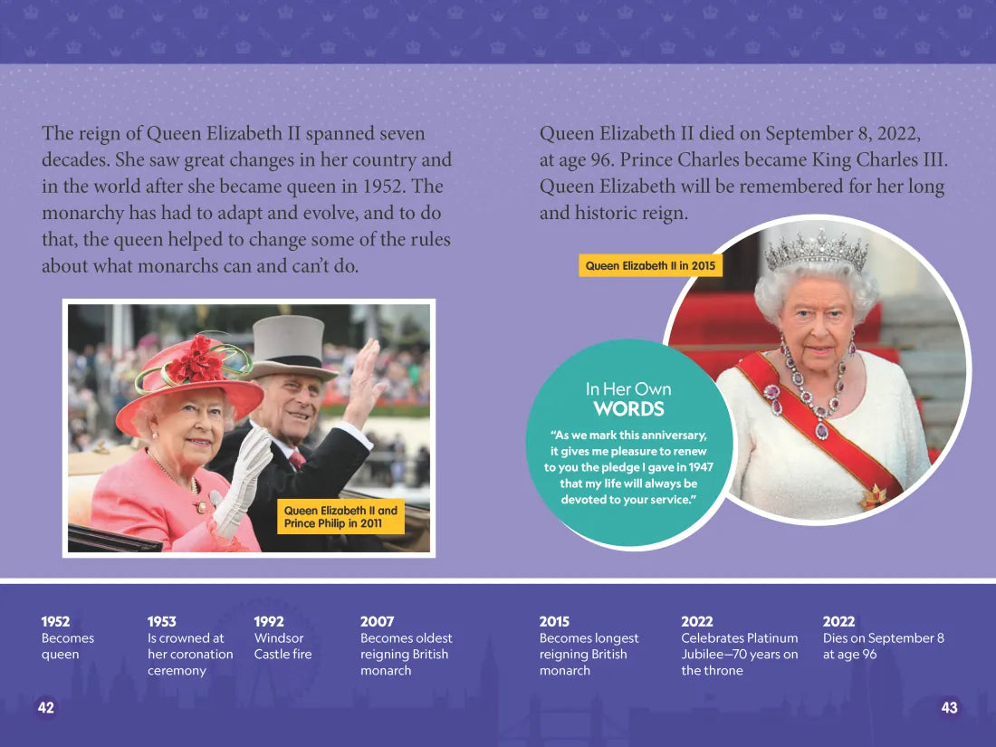 Queen Elizabeth II (National Geographic Kids Readers, Level 3) US - Hardback