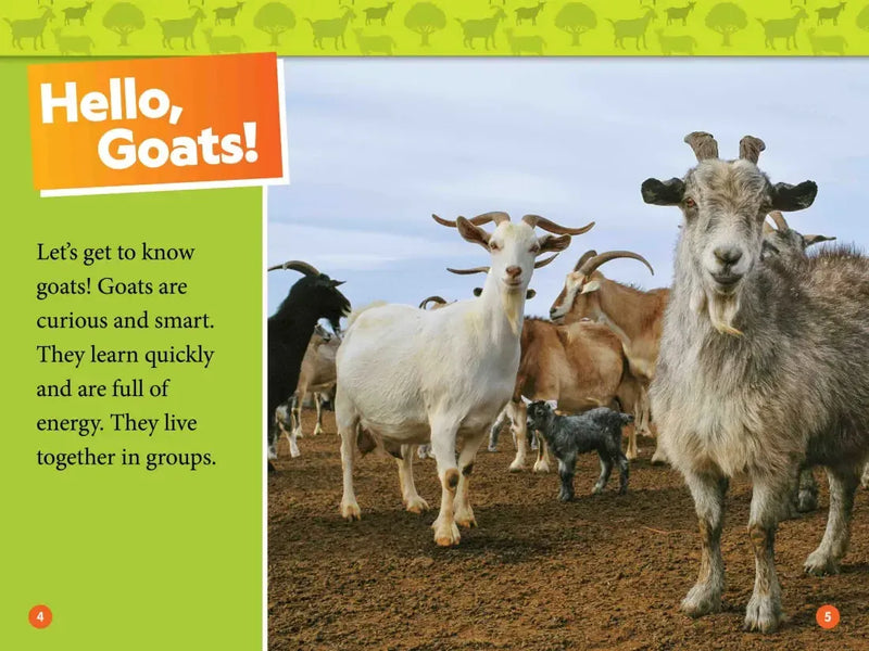 Goats (National Geographic Kids Readers, Level 1) US - Hardback