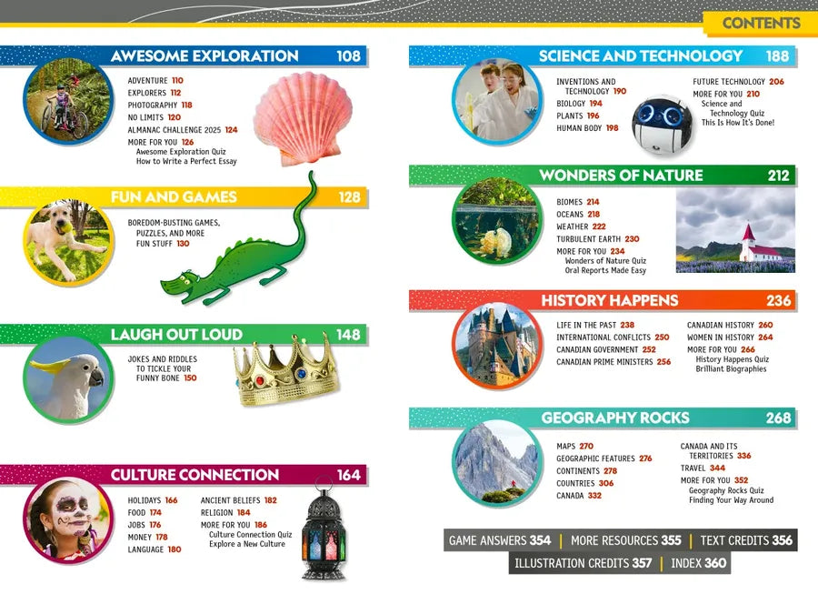 National Geographic Kids Almanac 2025 (Canadian Edition) US - Paperback / softback