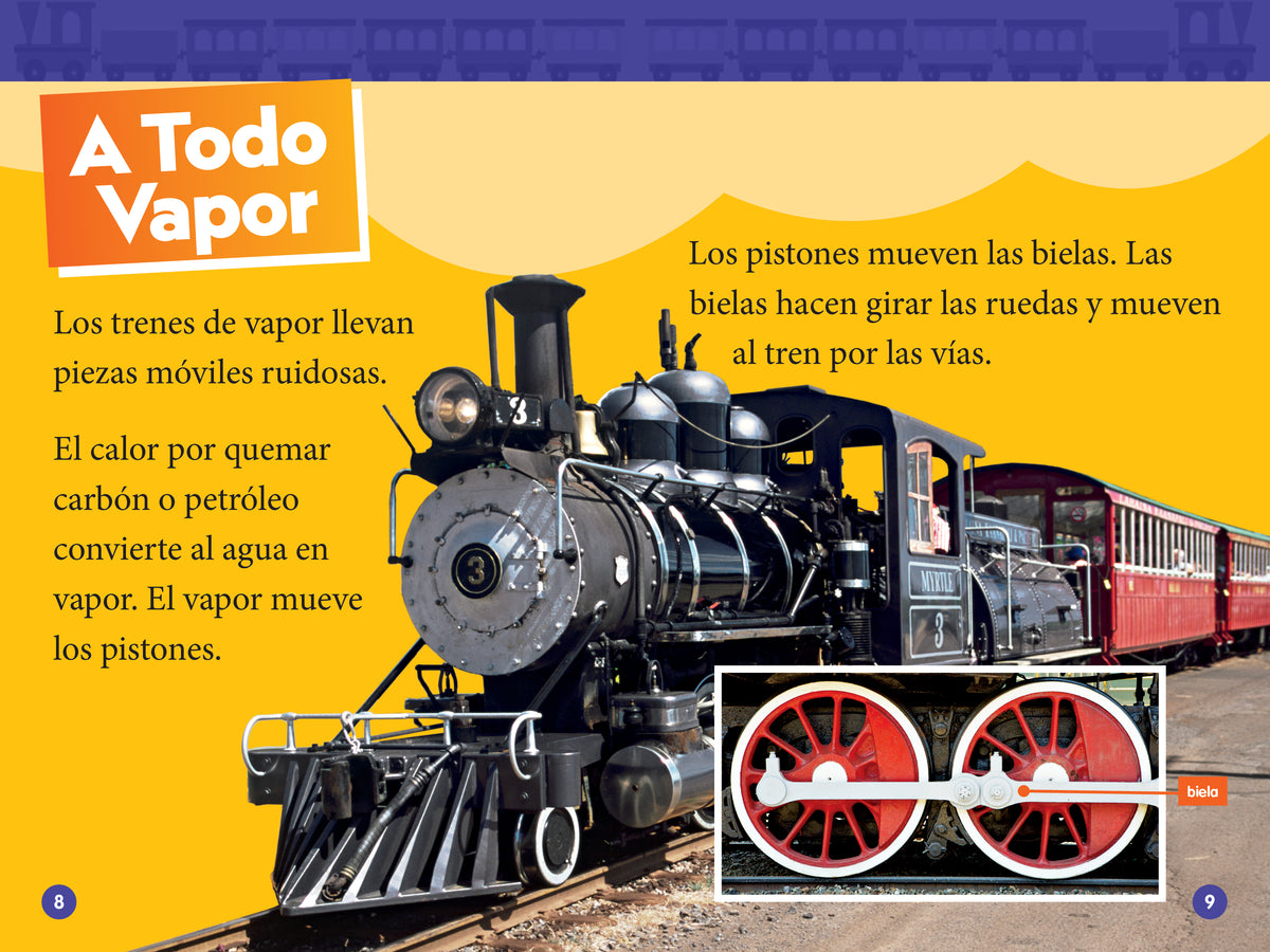 National Geographic Readers: Los Trenes (L1) interior 2 (ISBN 9781426376511)