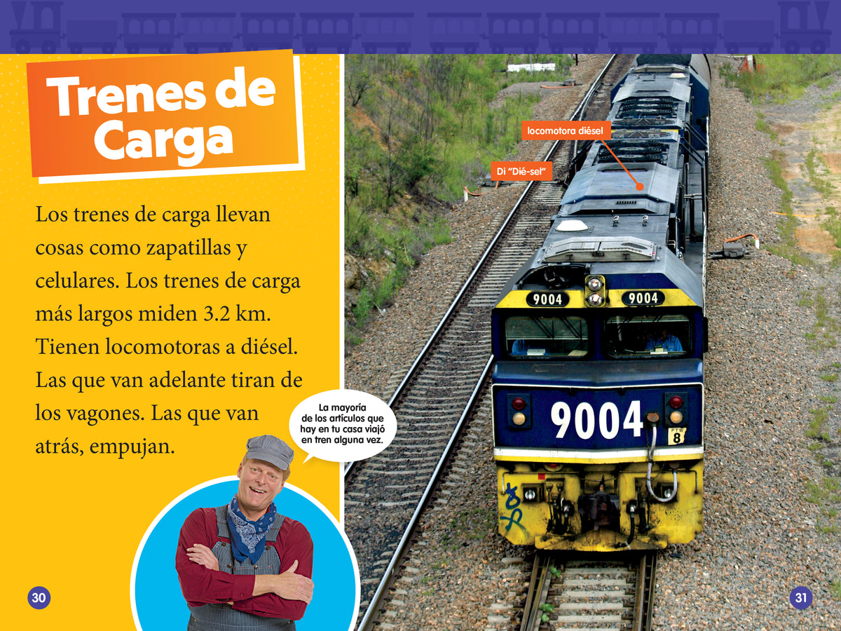 National Geographic Readers: Los Trenes (L1) interior 3 (ISBN 9781426376511)
