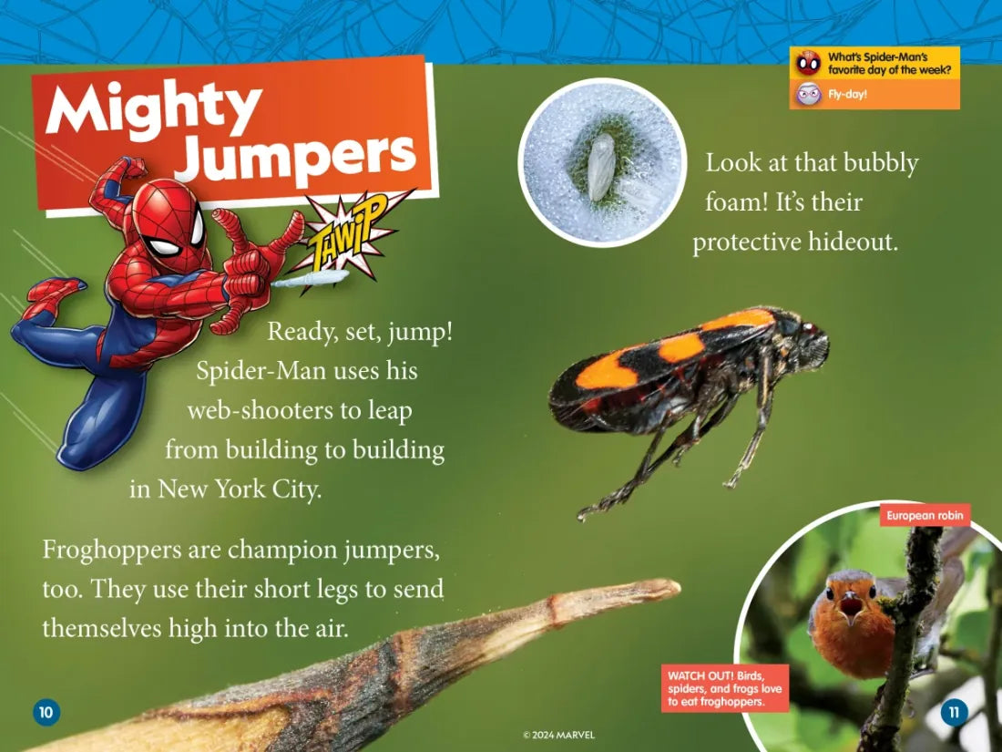 Marvel's Spider-Man Bugs Out! (National Geographic Kids Readers, Level 1) US - Paperback / softback