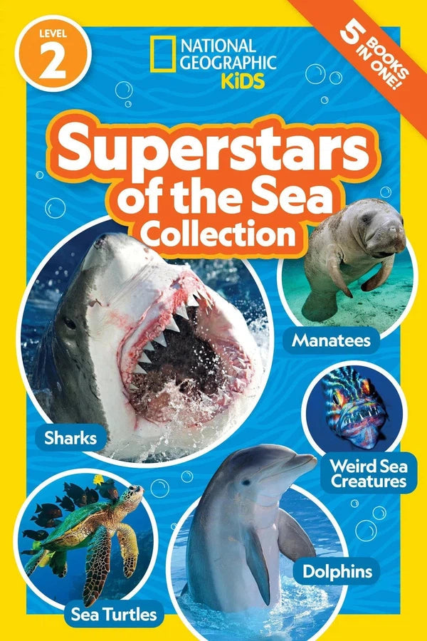 Superstars of the Sea Collection (National Geographic Kids Readers, Level 2)-Children’s / Teenage general interest: Nature and animals-買書書 BuyBookBook