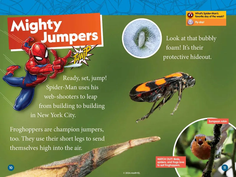 Marvel's Spider-Man Bugs Out! (National Geographic Kids Readers, Level 1) US - Hardback