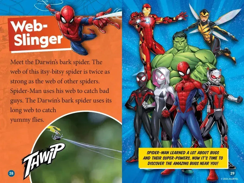 Marvel's Spider-Man Bugs Out! (National Geographic Kids Readers, Level 1) US - Hardback