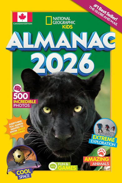 National Geographic Kids Almanac 2026 (Canadian Edition)-Children’s / Teenage reference material-買書書 BuyBookBook