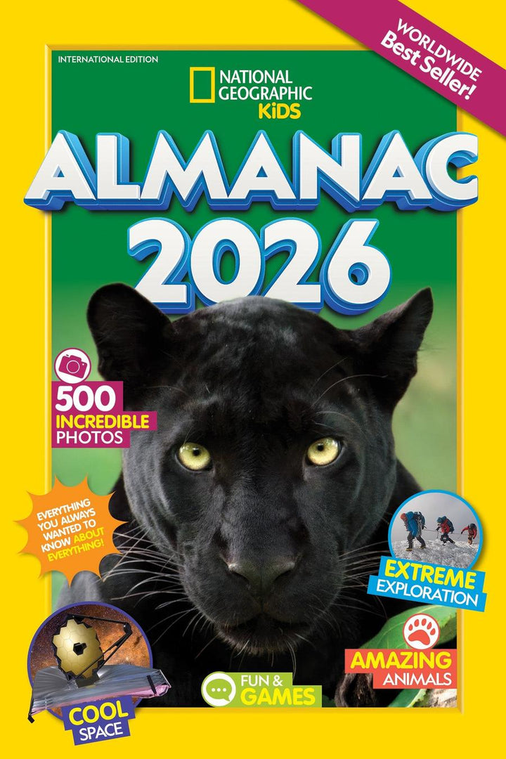 National Geographic Kids Almanac 2026 (International Edition)-Children’s / Teenage reference material-買書書 BuyBookBook