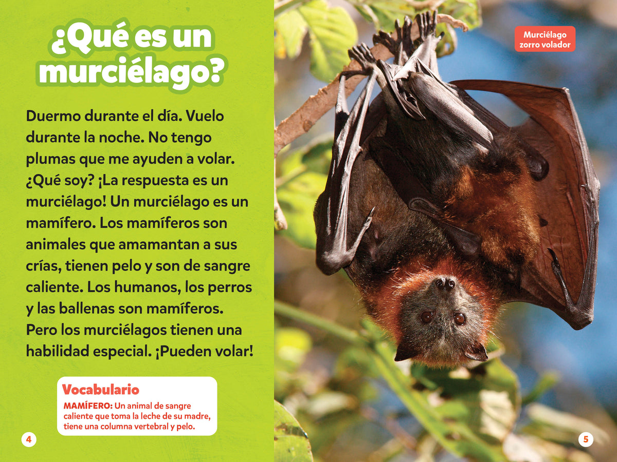 National Geographic Readers: Los Murciélagos interior 1 (ISBN 9781426378263)