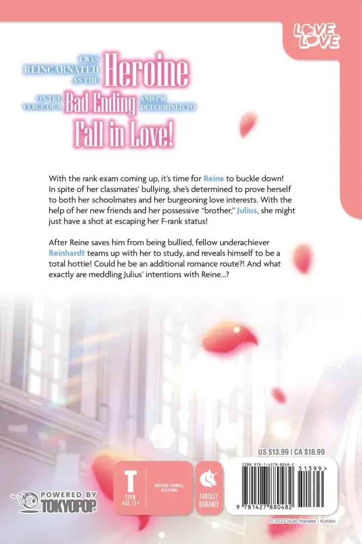 I Was Reincarnated as the Heroine on the Verge of a Bad Ending, and I'm Determined to Fall in Love!, Volume 2 US - Paperback / softback