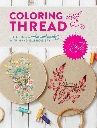 Tula Pink Coloring with Thread-Self-help/ personal development/ practical advice-買書書 BuyBookBook
