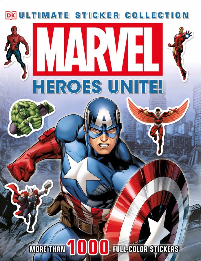 Ultimate Sticker Collection: Marvel: Heroes Unite!-Children’s interactive and activity books and kits-買書書 BuyBookBook