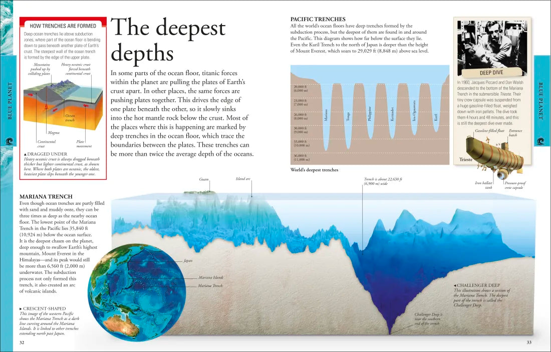 Ocean: A Visual Encyclopedia US - Paperback / softback