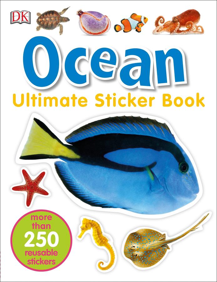 Ultimate Sticker Book: Ocean-Children’s interactive and activity books and kits-買書書 BuyBookBook