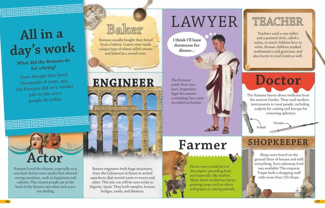 DKfindout! Ancient Rome US - Paperback / softback