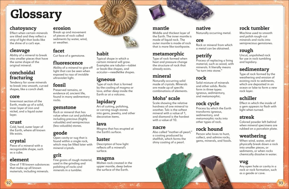 My Book of Rocks and Minerals US - Hardback