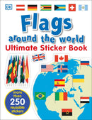 Ultimate Sticker Book: Flags Around the World-Children’s interactive and activity books and kits-買書書 BuyBookBook