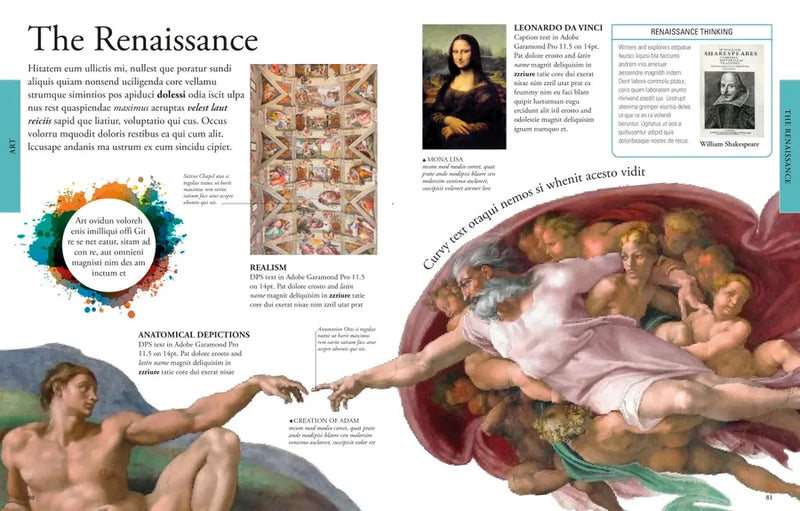 The Arts: A Visual Encyclopedia US - Hardback