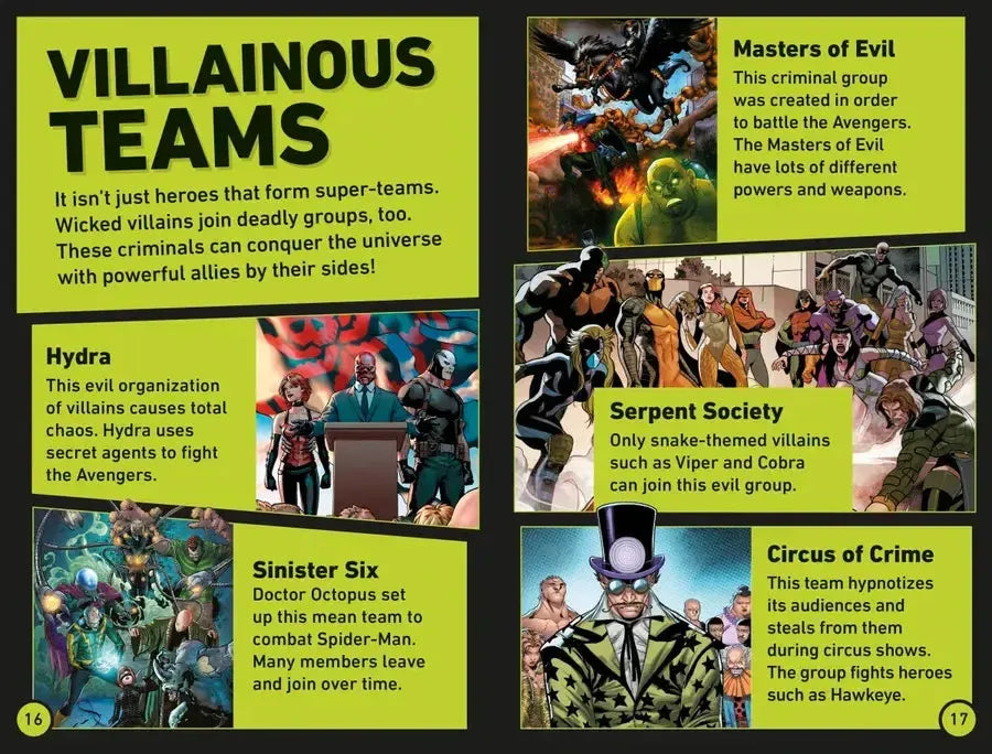 DK Readers L2: Marvel's Ultimate Villains US - Paperback / softback