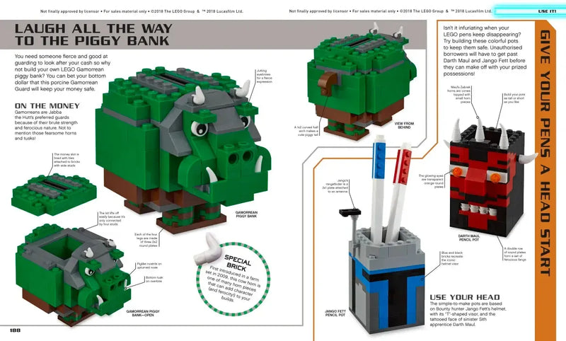 LEGO Star Wars Ideas Book US - Hardback