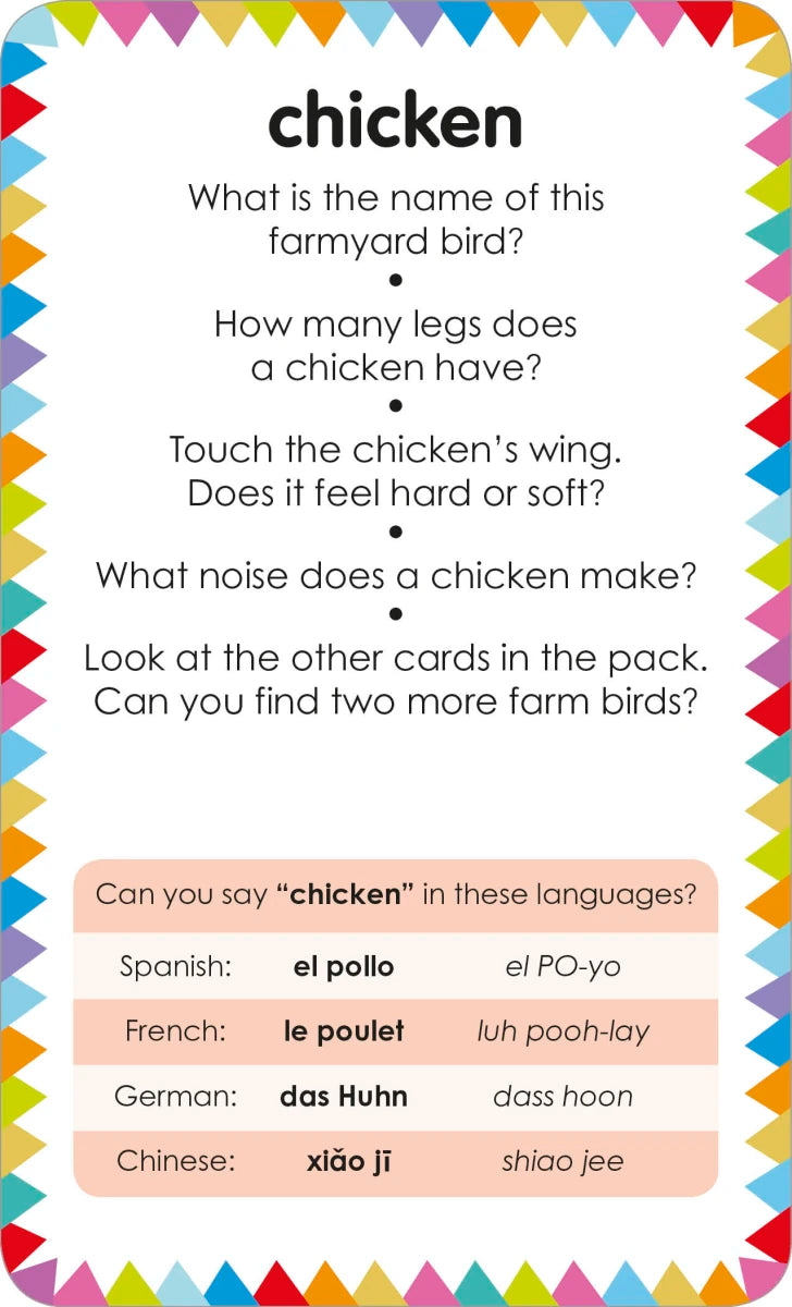 My First Touch and Feel Picture Cards: Farm US - Cards