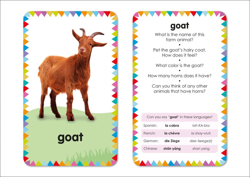 My First Touch and Feel Picture Cards: Farm US - Cards