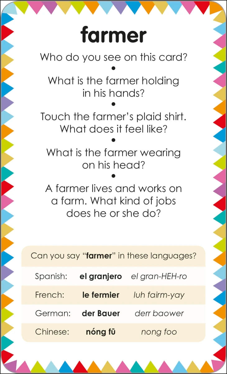 My First Touch and Feel Picture Cards: Farm US - Cards