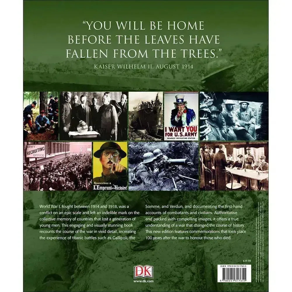 The Definitive Visual Guide - World War I (Hardback) DK UK