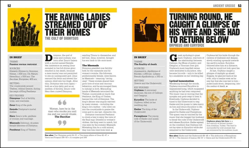 The Mythology Book US - Hardback