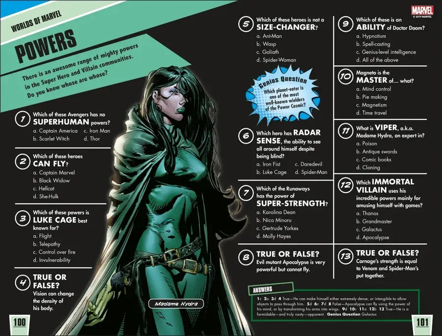 Marvel Ultimate Quiz Book US - Paperback / softback