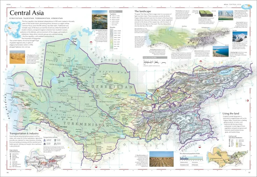 Concise World Atlas, Eighth Edition US - Hardback
