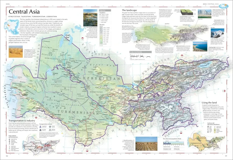 Concise World Atlas, Eighth Edition US - Hardback