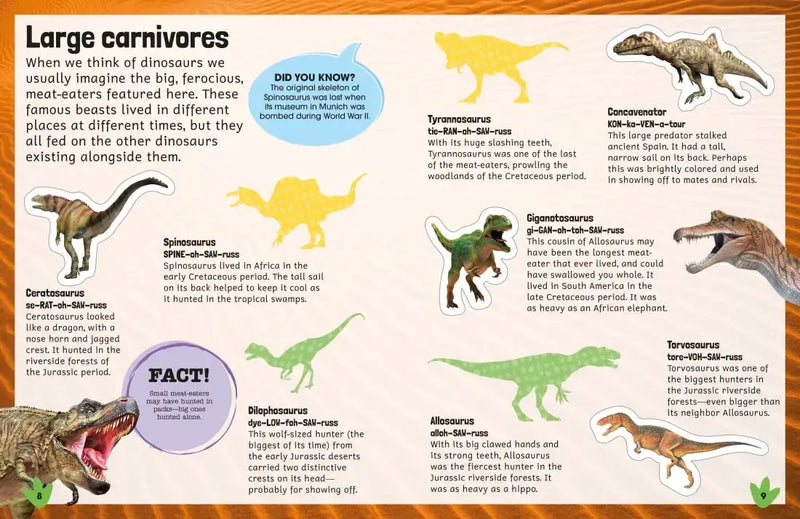 Sticker Encyclopedia Dinosaurs US - Paperback / softback