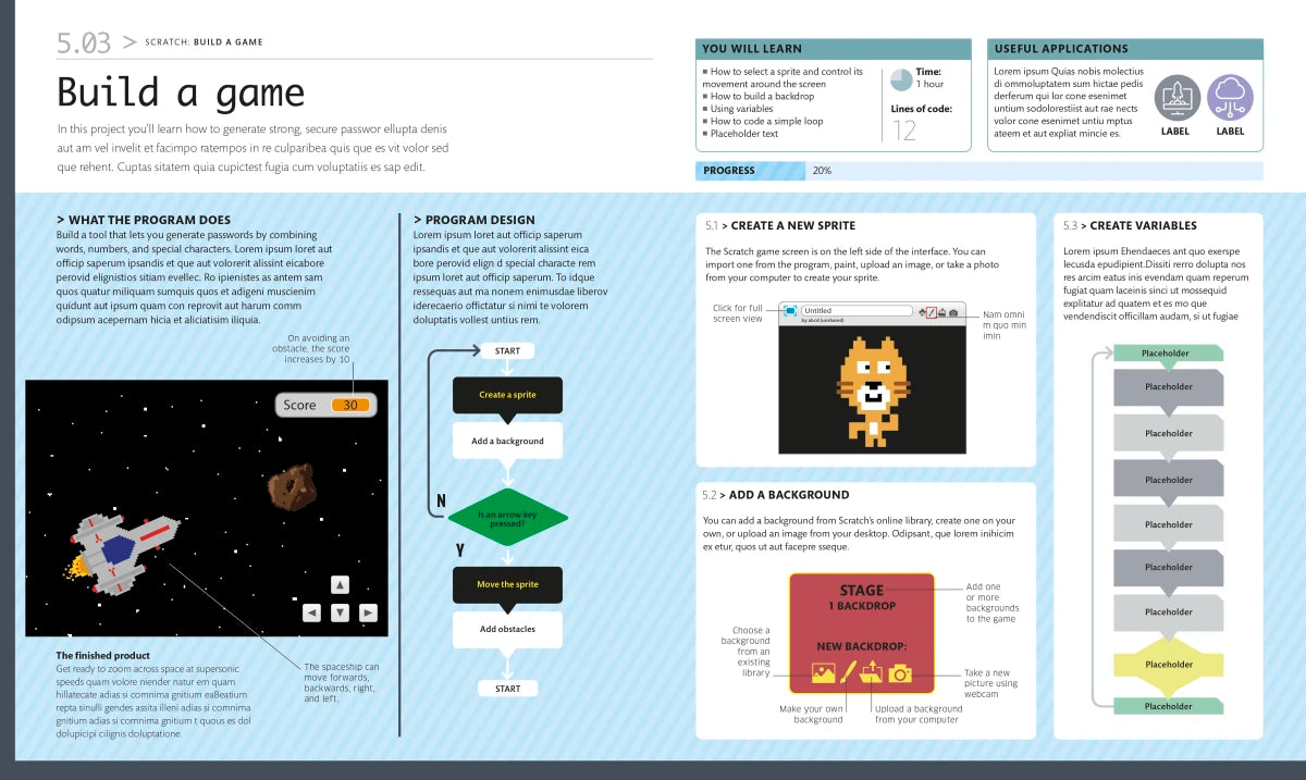 Beginner's Step-by-Step Coding Course US - Hardback