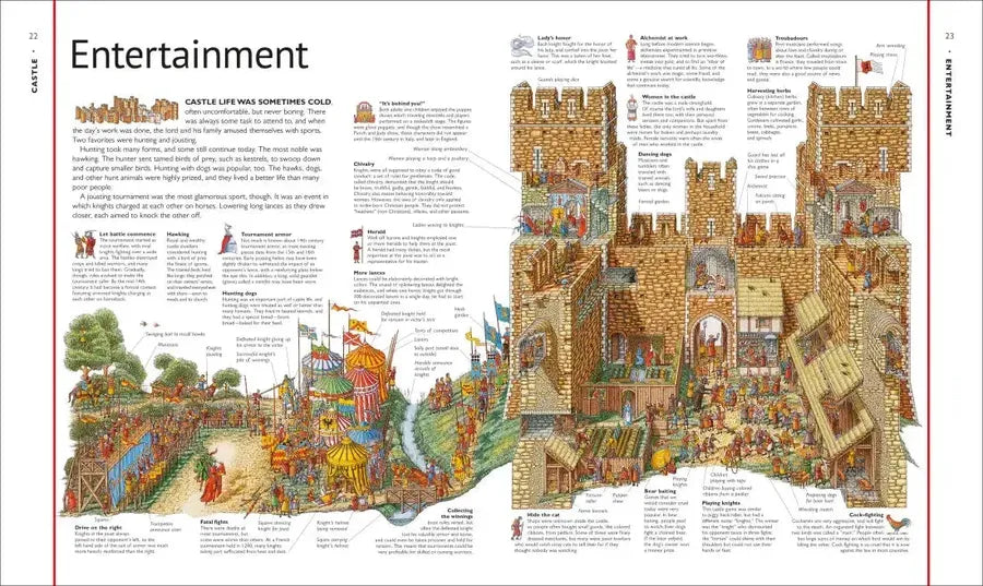 Stephen Biesty's Cross-Sections Castle US - Hardback