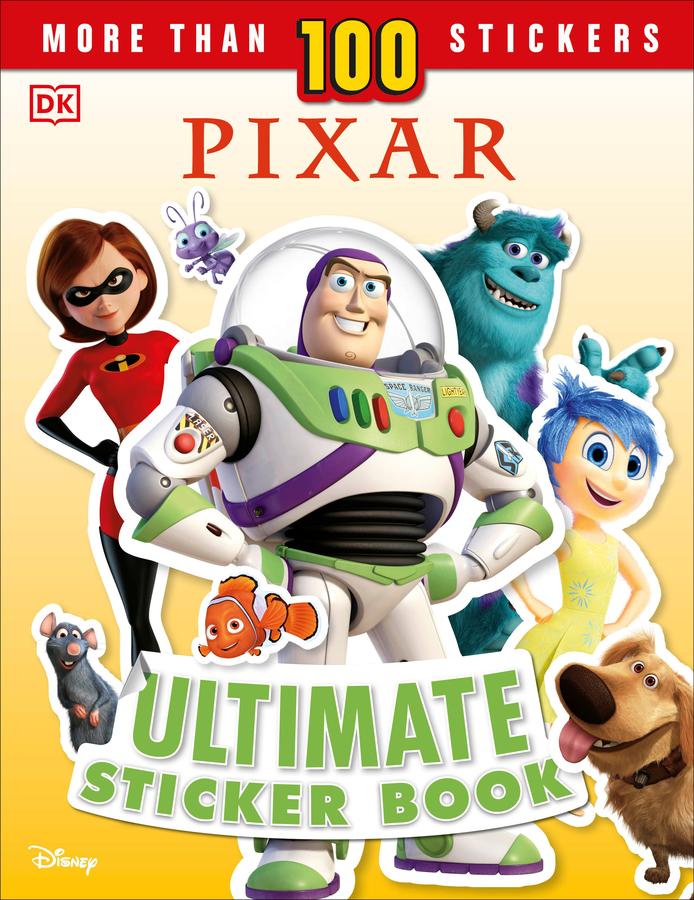 Disney Pixar Ultimate Sticker Book, New Edition-Children’s interactive and activity books and kits-買書書 BuyBookBook