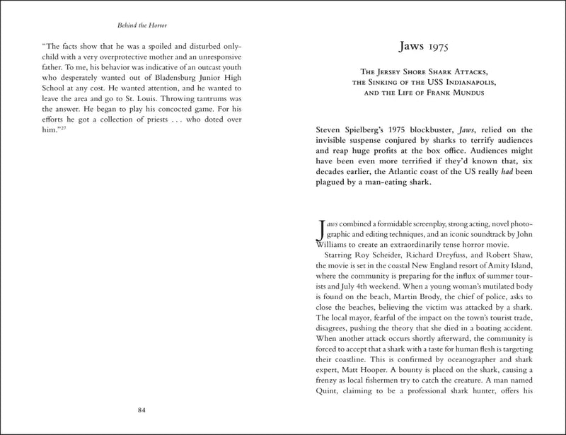 Behind the Horror US - Paperback / softback