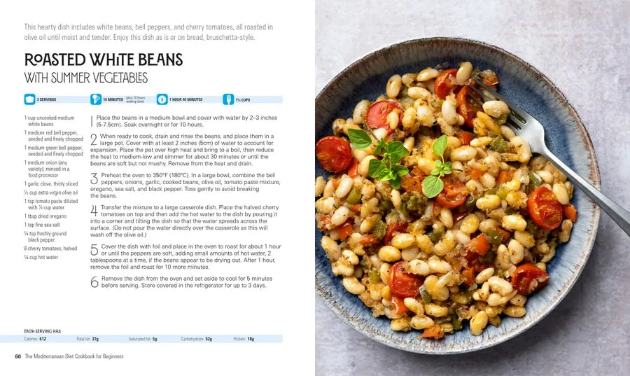 The Mediterranean Diet Cookbook for Beginners US - Paperback / softback