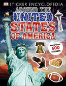 Sticker Encyclopedia Around the United States of America-Children’s interactive and activity books and kits-買書書 BuyBookBook