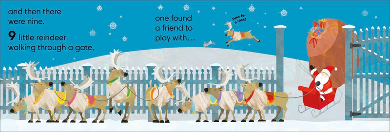 Jonny Lambert's Ten Little Reindeer US - Board book