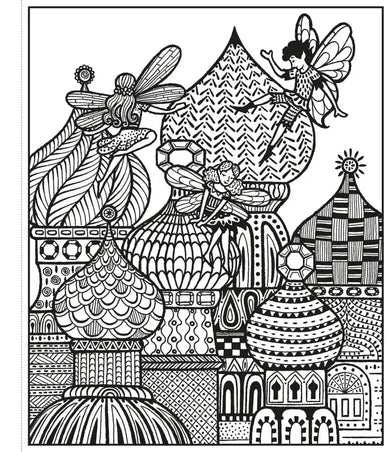 Fairy Palaces Magic Painting Book GB - Paperback / softback