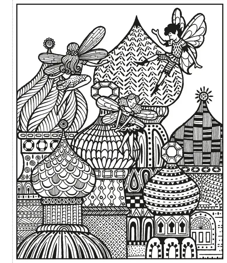 Fairy Palaces Magic Painting Book GB - Paperback / softback