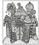 Fairy Palaces Magic Painting Book GB - Paperback / softback