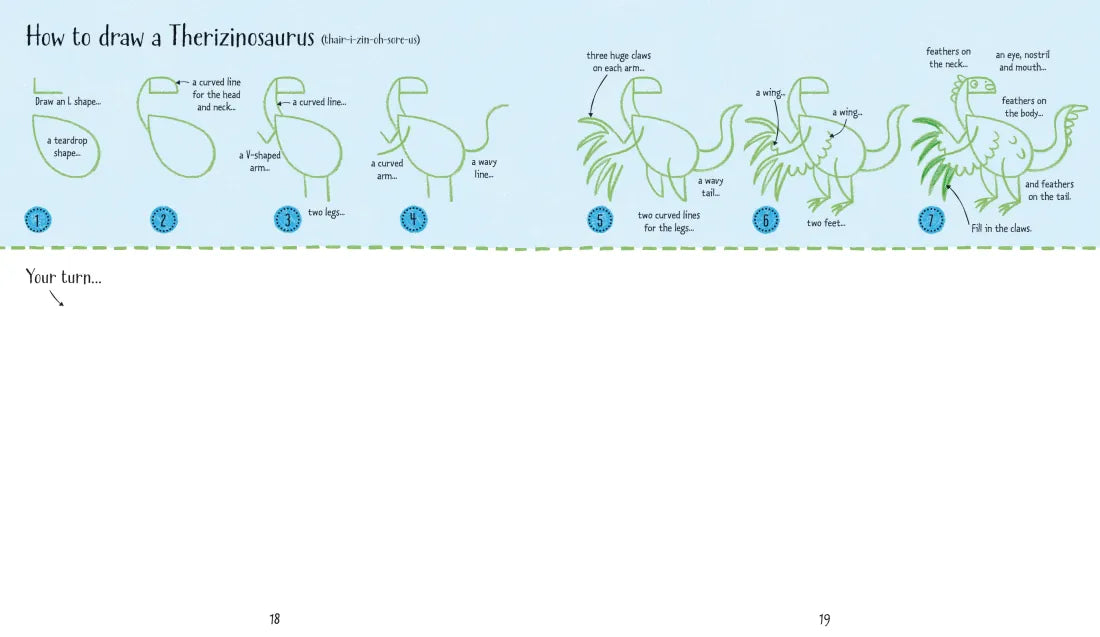 Step-by-Step Drawing Dinosaurs GB - Paperback / softback