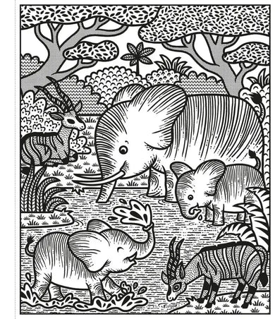 Jungle Magic Painting Book GB - Paperback / softback