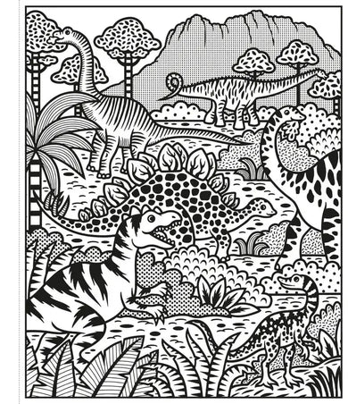 Dinosaurs Magic Painting Book GB - Paperback / softback