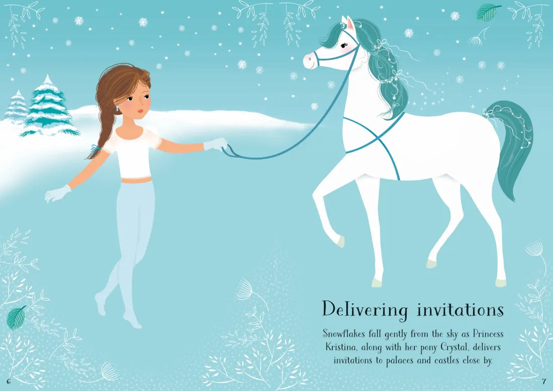 Little Sticker Dolly Dressing Snow Princess GB - Paperback / softback