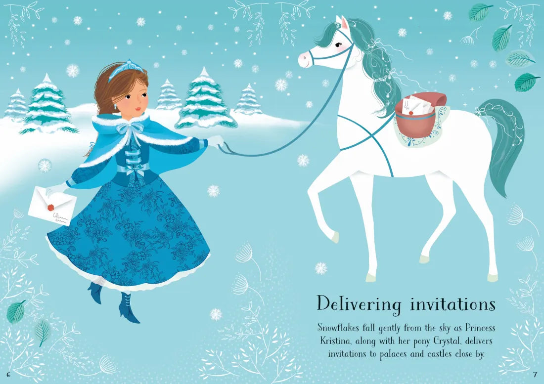 Little Sticker Dolly Dressing Snow Princess GB - Paperback / softback