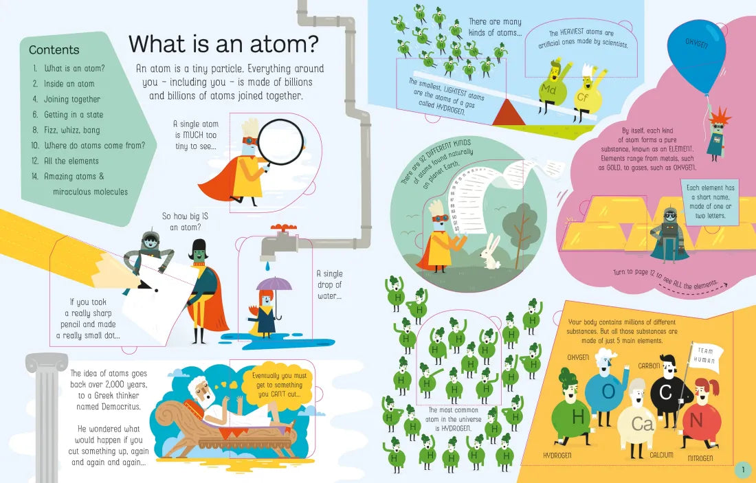 See Inside Atoms and Molecules GB - Board book