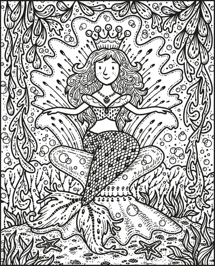 Mermaids Magic Painting Book GB - Paperback / softback